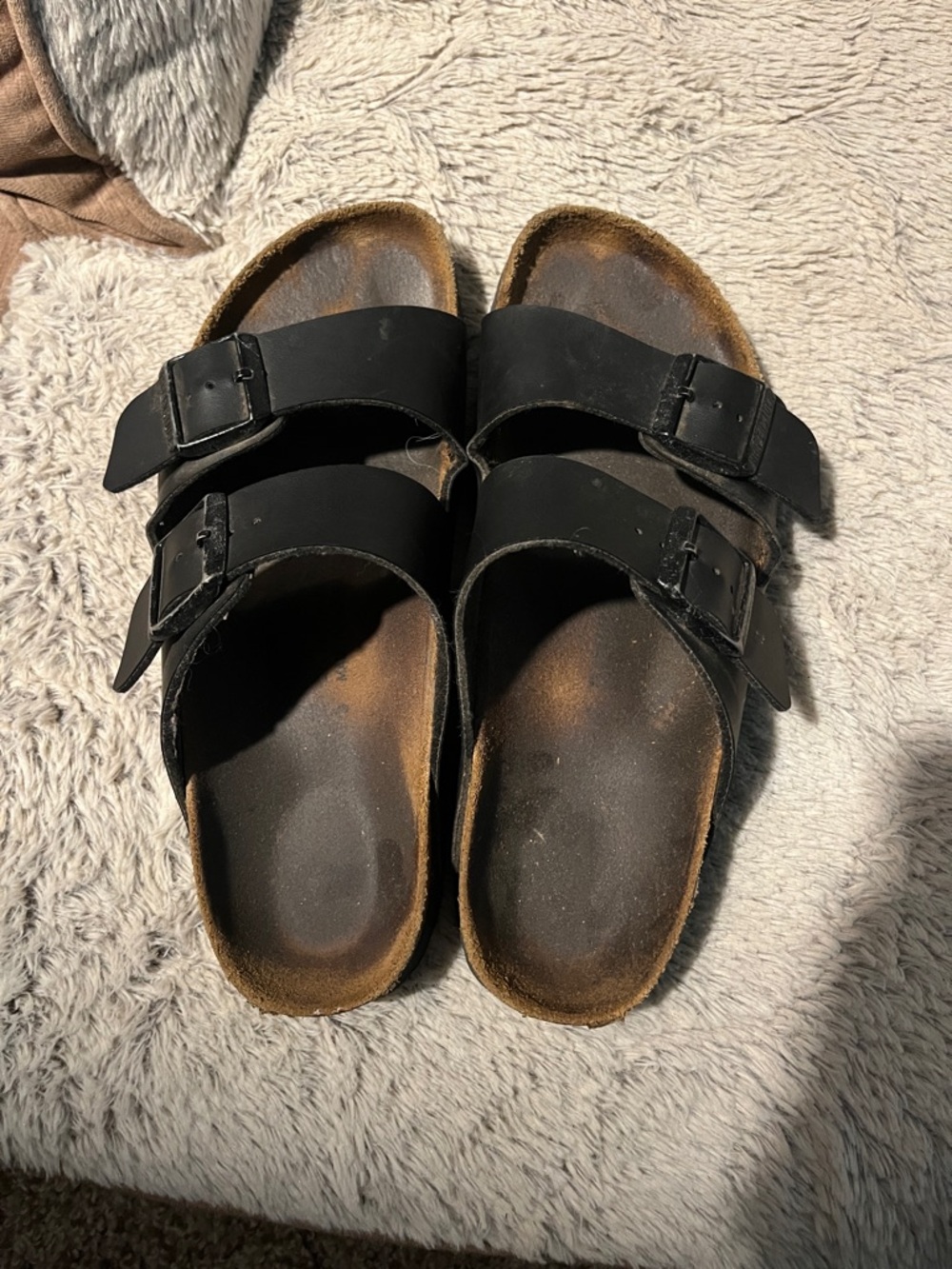 Birkenstock Black Dual-Strap Arizona Sandals